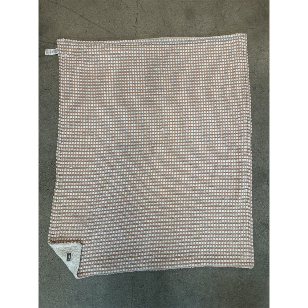 UGG Poka Dot Studded‎ Blanket/Throw Size(57'x48) Pink/White Comfy Double Sided